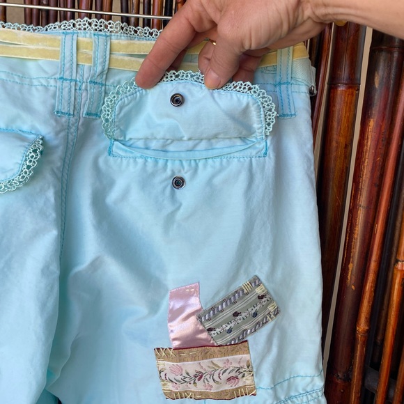 NWOT Miss Me Mint Patched Crop Pants - Picture 14 of 16